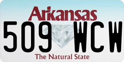 AR license plate 509WCW