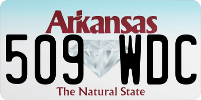 AR license plate 509WDC