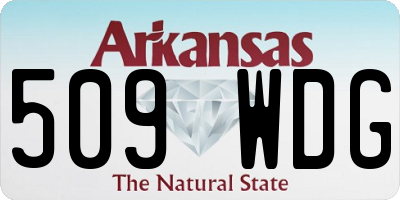 AR license plate 509WDG