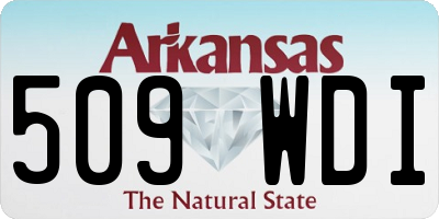 AR license plate 509WDI