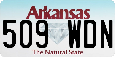 AR license plate 509WDN