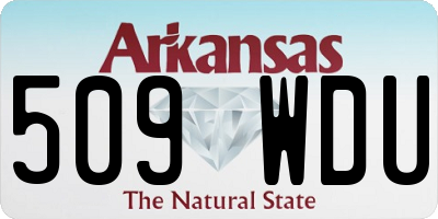 AR license plate 509WDU