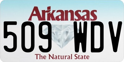 AR license plate 509WDV