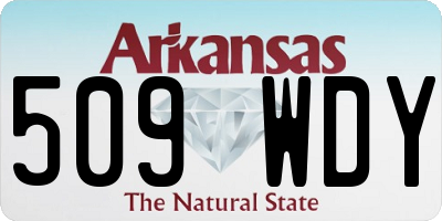 AR license plate 509WDY