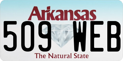 AR license plate 509WEB