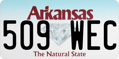 AR license plate 509WEC