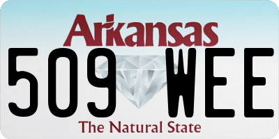 AR license plate 509WEE