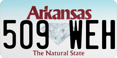 AR license plate 509WEH