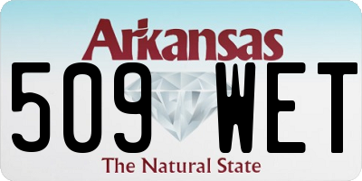 AR license plate 509WET