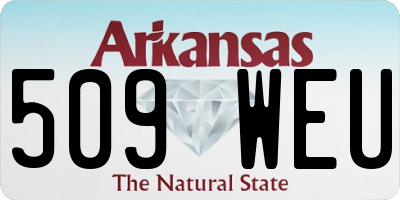 AR license plate 509WEU