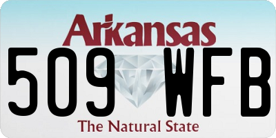 AR license plate 509WFB
