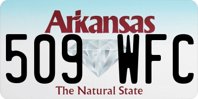 AR license plate 509WFC