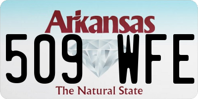 AR license plate 509WFE