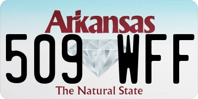 AR license plate 509WFF