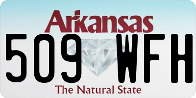 AR license plate 509WFH