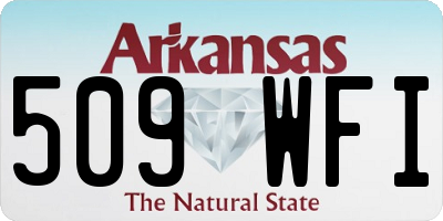 AR license plate 509WFI