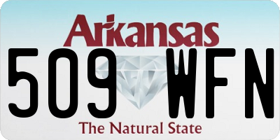 AR license plate 509WFN