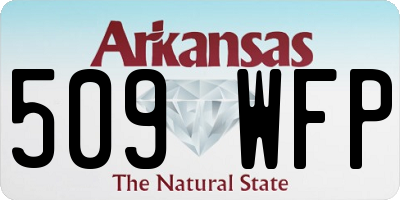 AR license plate 509WFP