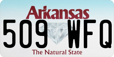 AR license plate 509WFQ