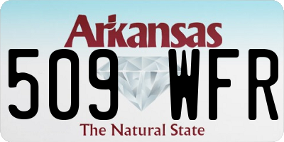 AR license plate 509WFR