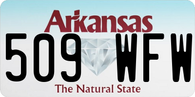 AR license plate 509WFW