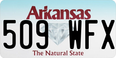 AR license plate 509WFX