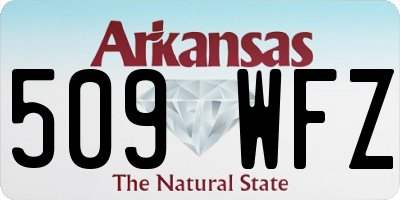 AR license plate 509WFZ