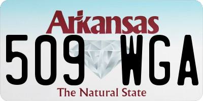 AR license plate 509WGA