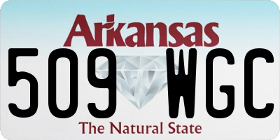 AR license plate 509WGC