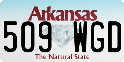AR license plate 509WGD