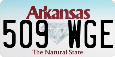 AR license plate 509WGE