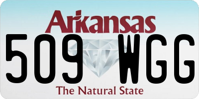 AR license plate 509WGG