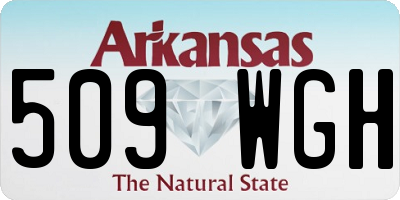 AR license plate 509WGH