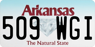 AR license plate 509WGI