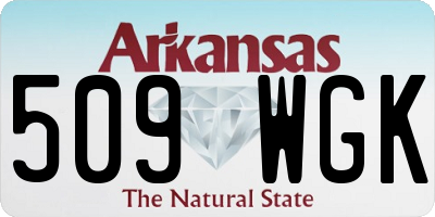 AR license plate 509WGK