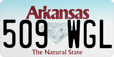 AR license plate 509WGL