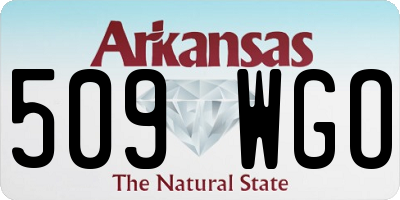 AR license plate 509WGO