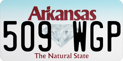 AR license plate 509WGP