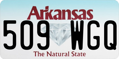 AR license plate 509WGQ