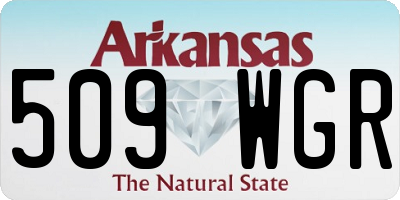 AR license plate 509WGR