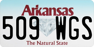 AR license plate 509WGS