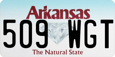 AR license plate 509WGT