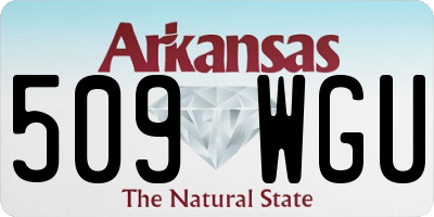 AR license plate 509WGU