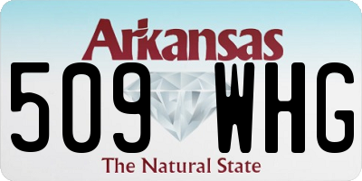 AR license plate 509WHG
