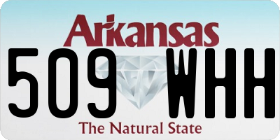 AR license plate 509WHH
