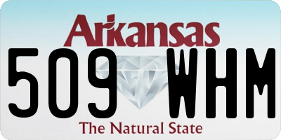 AR license plate 509WHM