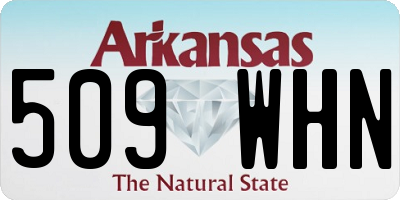 AR license plate 509WHN