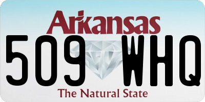 AR license plate 509WHQ