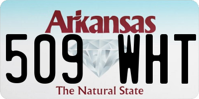 AR license plate 509WHT