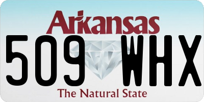 AR license plate 509WHX